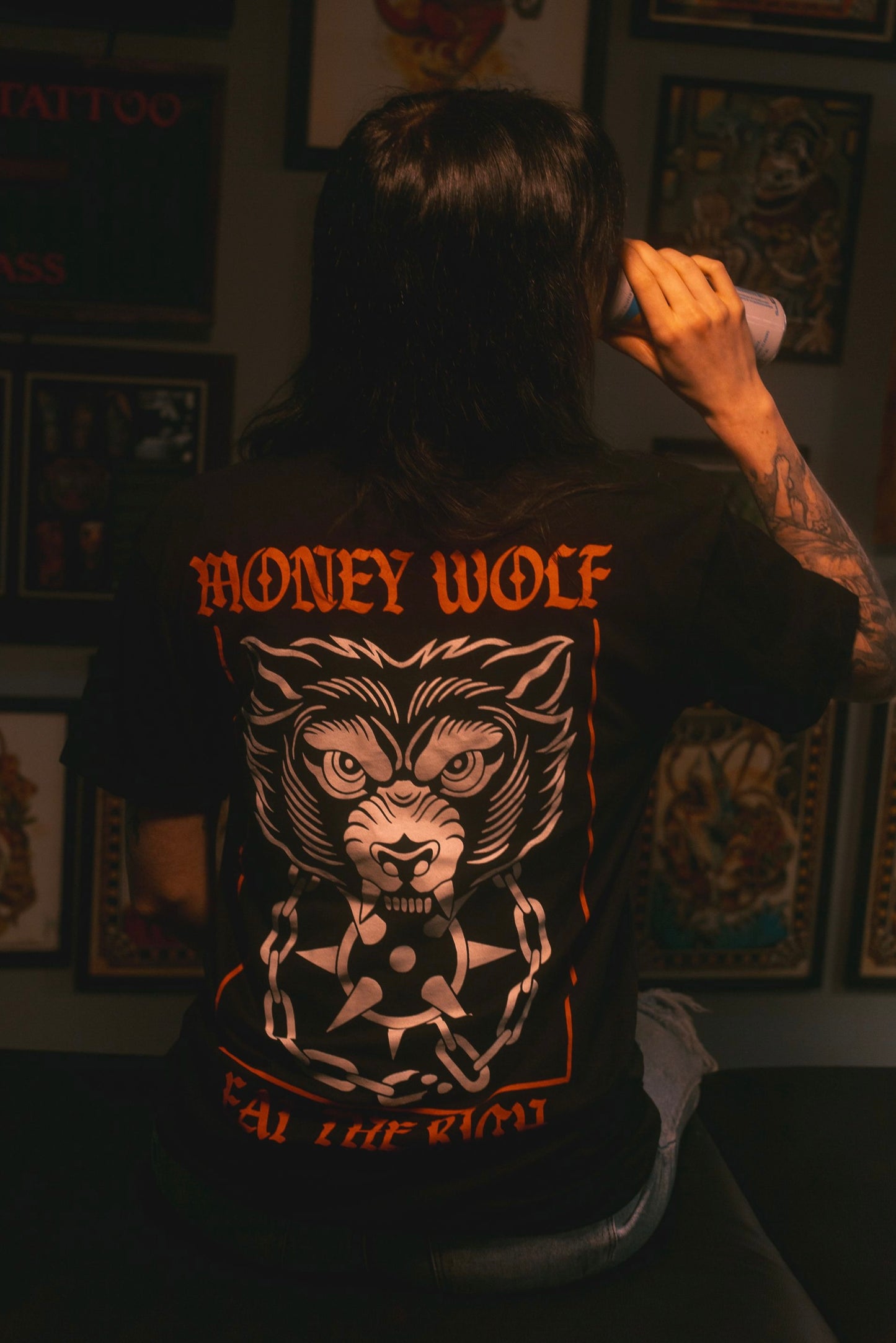 "WOLF & FLAIL" TEE