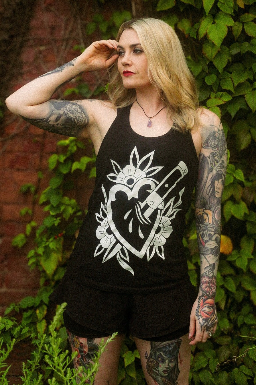 "HEART & BLADE" WOMENS TANK